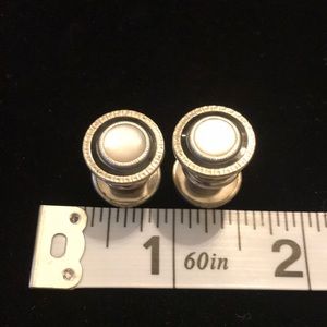 3/$15 ⭐️ Retro Elegant classy FRE-DAU mother of pearl cuff links (z) cufflinks